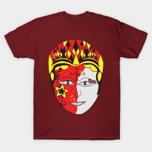 the burning face T-Shirt